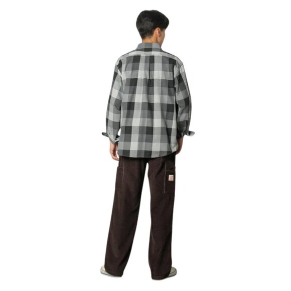Levis 568 Loose Fit Corduroy Carpenter Pants Mens 33x34 Brown Y2K Skater Utility - Picture 5 of 14